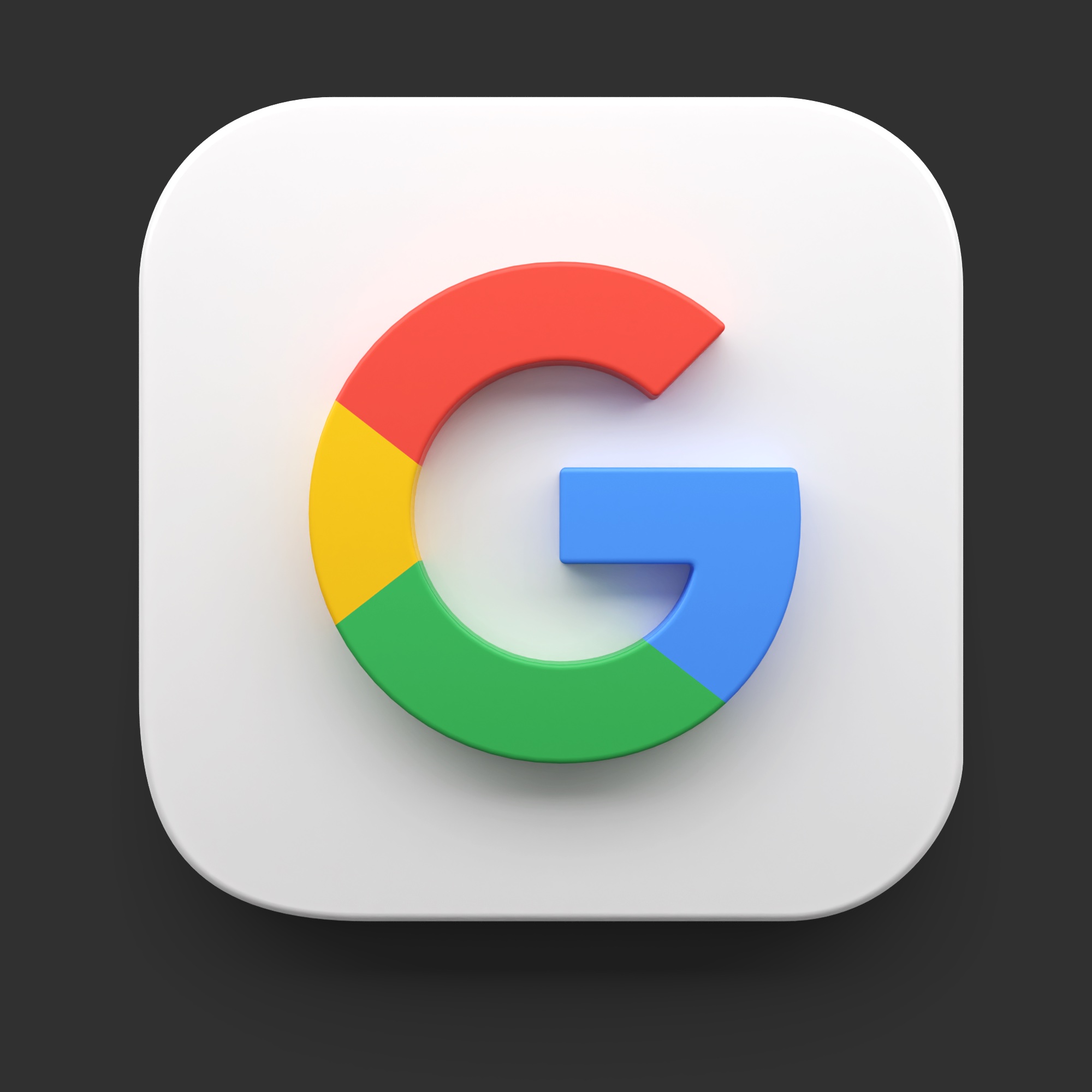 Google icon Leafymark Google 3d icon