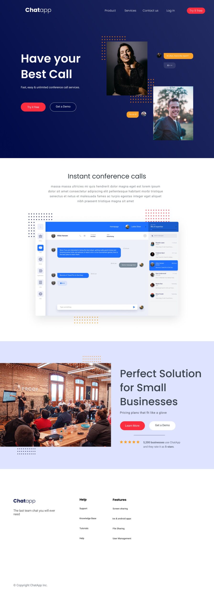 chatapp ChatApp Homepage